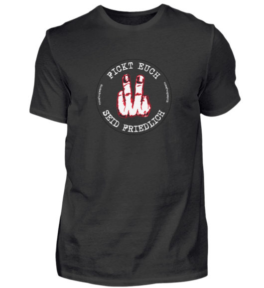 Micha Benjamin Finger Logo - Herren Shirt-16