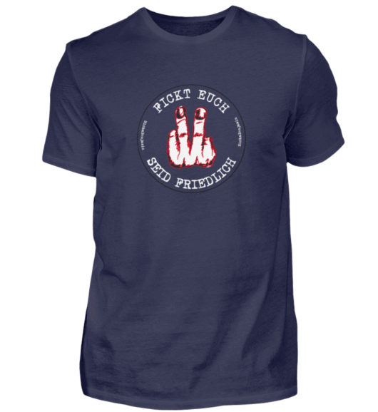 Micha Benjamin Finger Logo - Herren Shirt-198